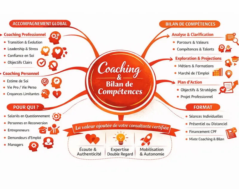 Séance de coaching professionnel et personnel avec Sandrina Chuecos